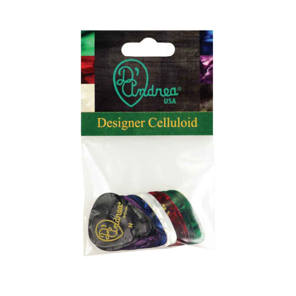D'Andrea Plectrums, 351 Designer Pearl - Heavy - 12PC