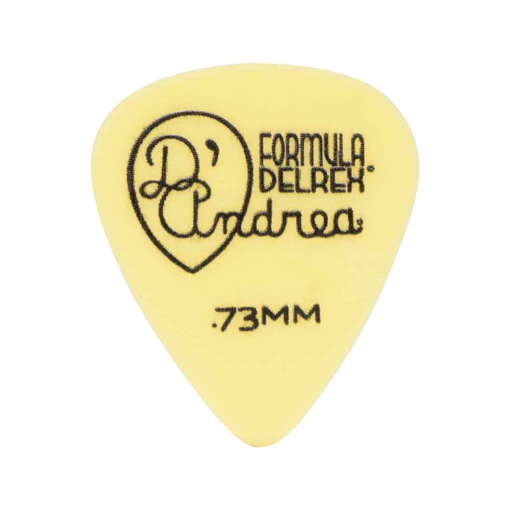 D'Andrea Plectrums, 351 Yellow Delrex - Medium - 12PC TIN