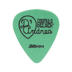 D'Andrea Plectrums, 351 Green Delrex - Medium-Heavy - 12PC TIN