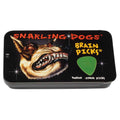 Snarling Dogs 351 Brain Picks - GREEN .53mm - 12PC TIN