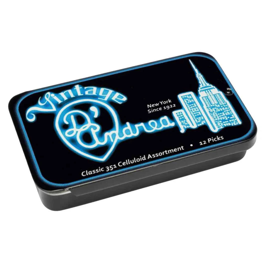 D'Andrea Plectrums, 351 Classic Celluloid - .96mm - 12PC TIN