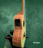 V-Tab TS-CQ10 Solid Spruce Top, Ukulele w/EQ, view 2