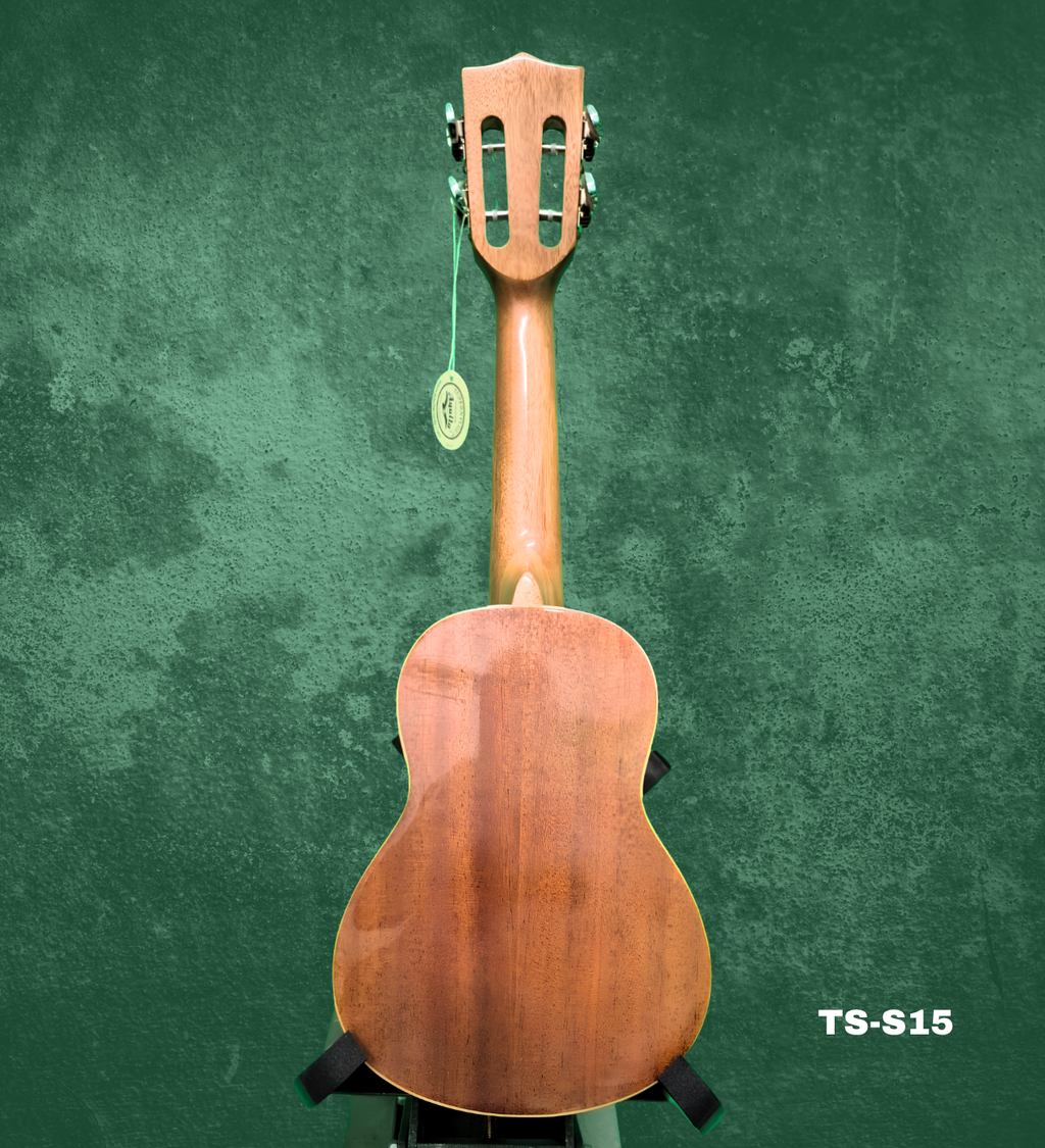 V-Tab TS-S15 Solid Engelmann Spruce Top Soprano Ukulele, view 2
