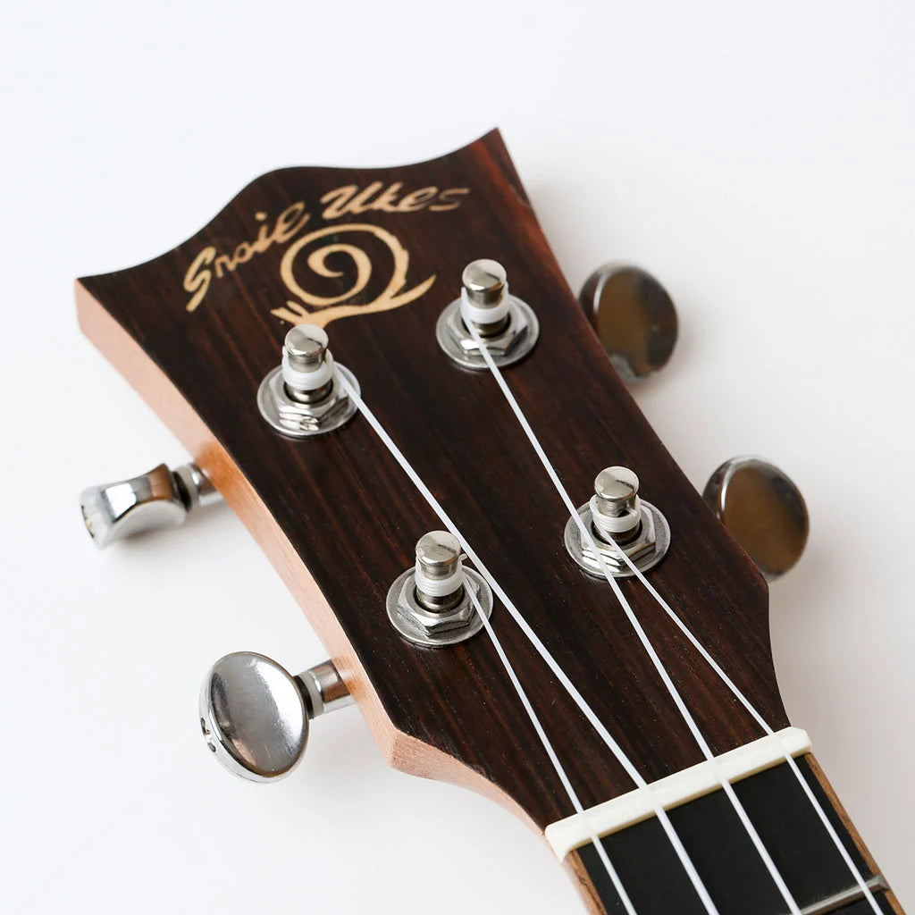 Snail UKS-215E Zebrawood Soprano Ukulele, view 3