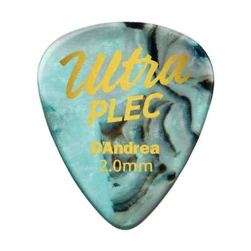 D'Andrea Plectrums, 351 Ultra Plec - Abalone 2.0mm - 6PC