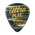 D'Andrea Plectrums, 351 Ultra Plec - Black Oyster 2.0mm - 6PC