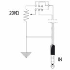 Bespeco VM18L Expression Pedal with Switch, view 3