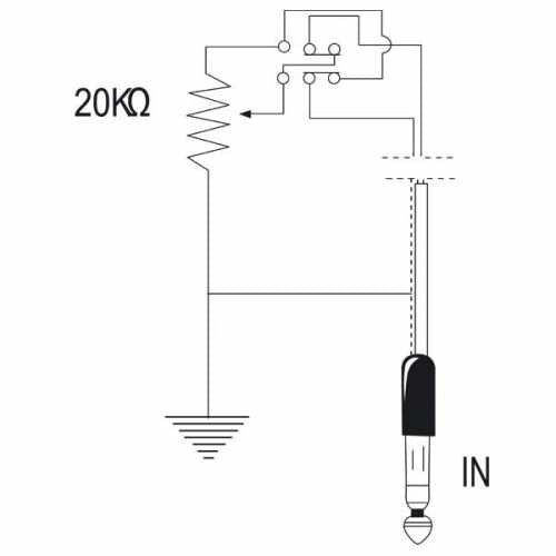 Bespeco VM18L Expression Pedal with Switch, view 3