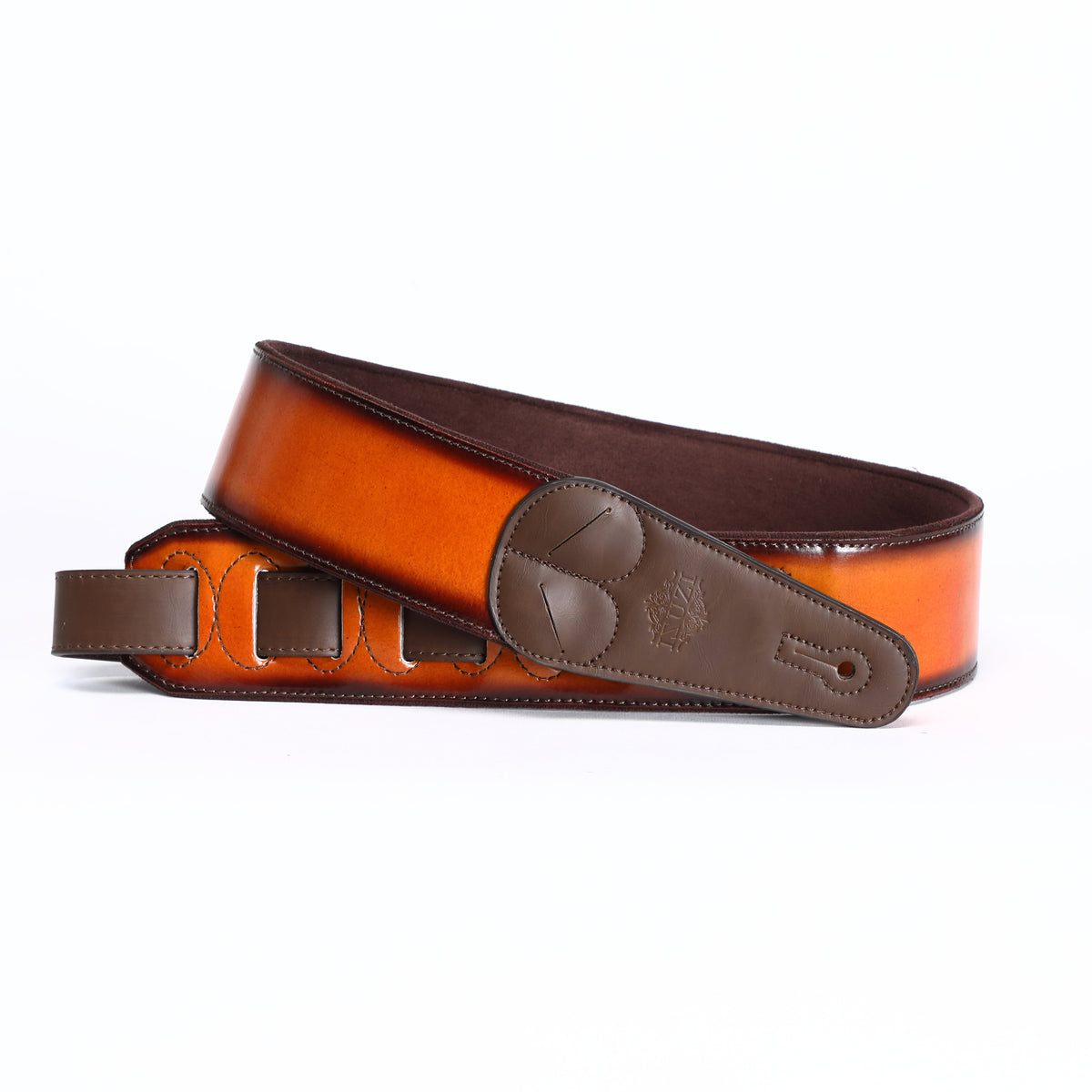 ISUZI VSG01-1 Brown & Orange Guitar Strap