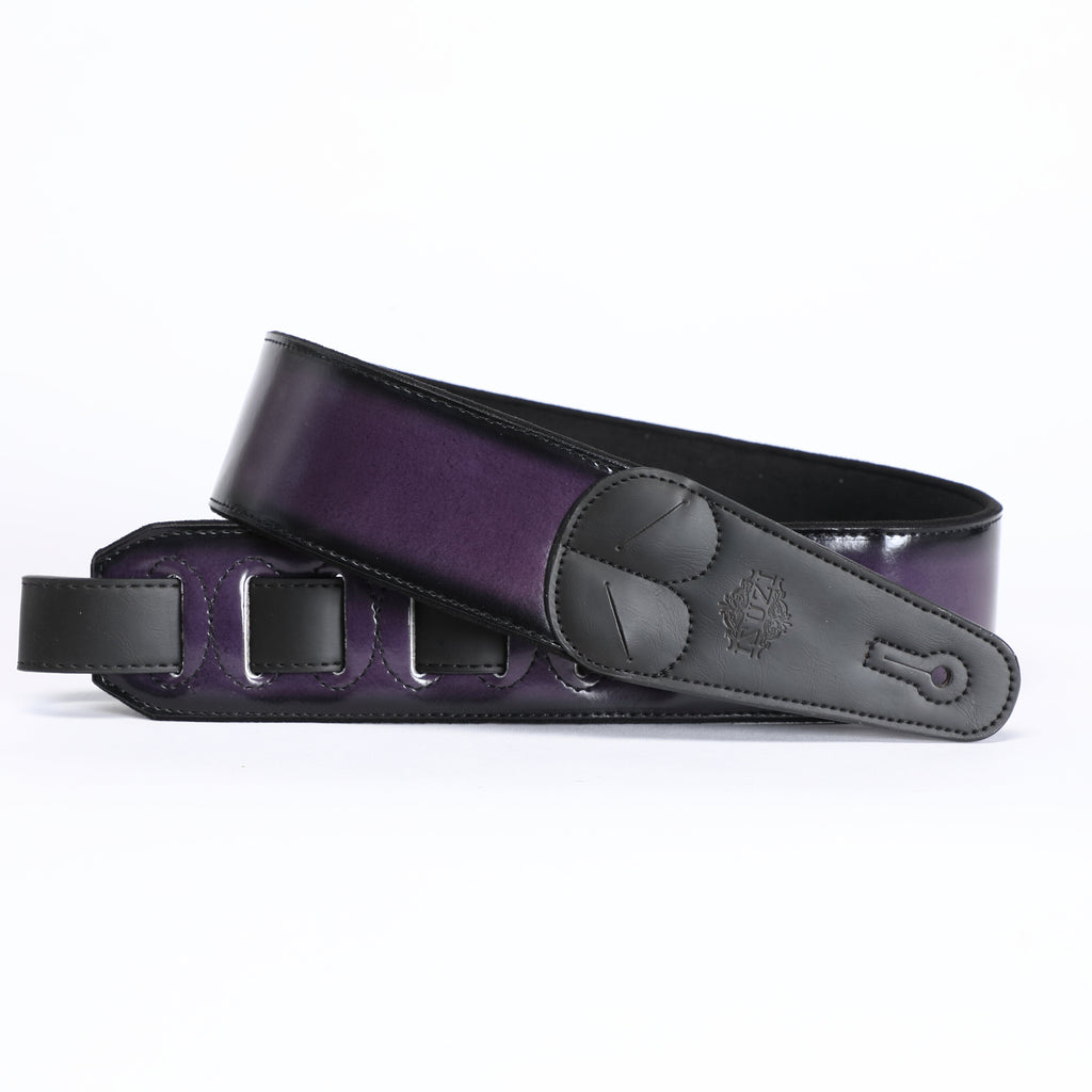ISUZI VSG01-6 Black & Purple Guitar Strap