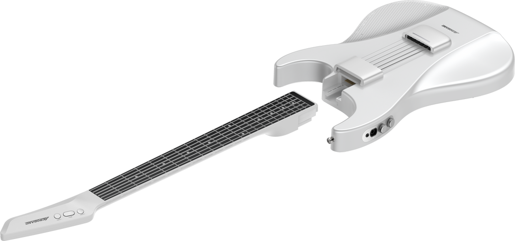 Aeroband Guitar in White with Gig Bag