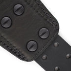 Richter Raw V Nappa Black Guitar/ Bass Strap 1505