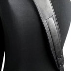 Richter Raw V Nappa Black Guitar/ Bass Strap 1505