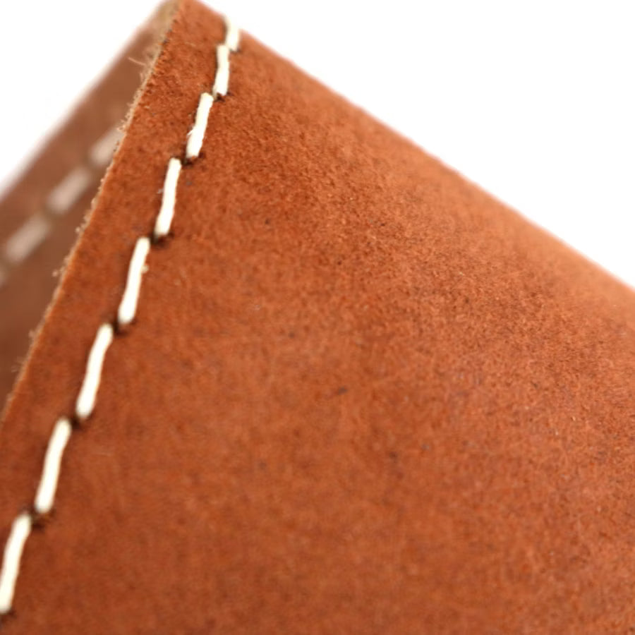 Richter Guitar Strap 1553 - Raw II Contour Waxy Suede Brown