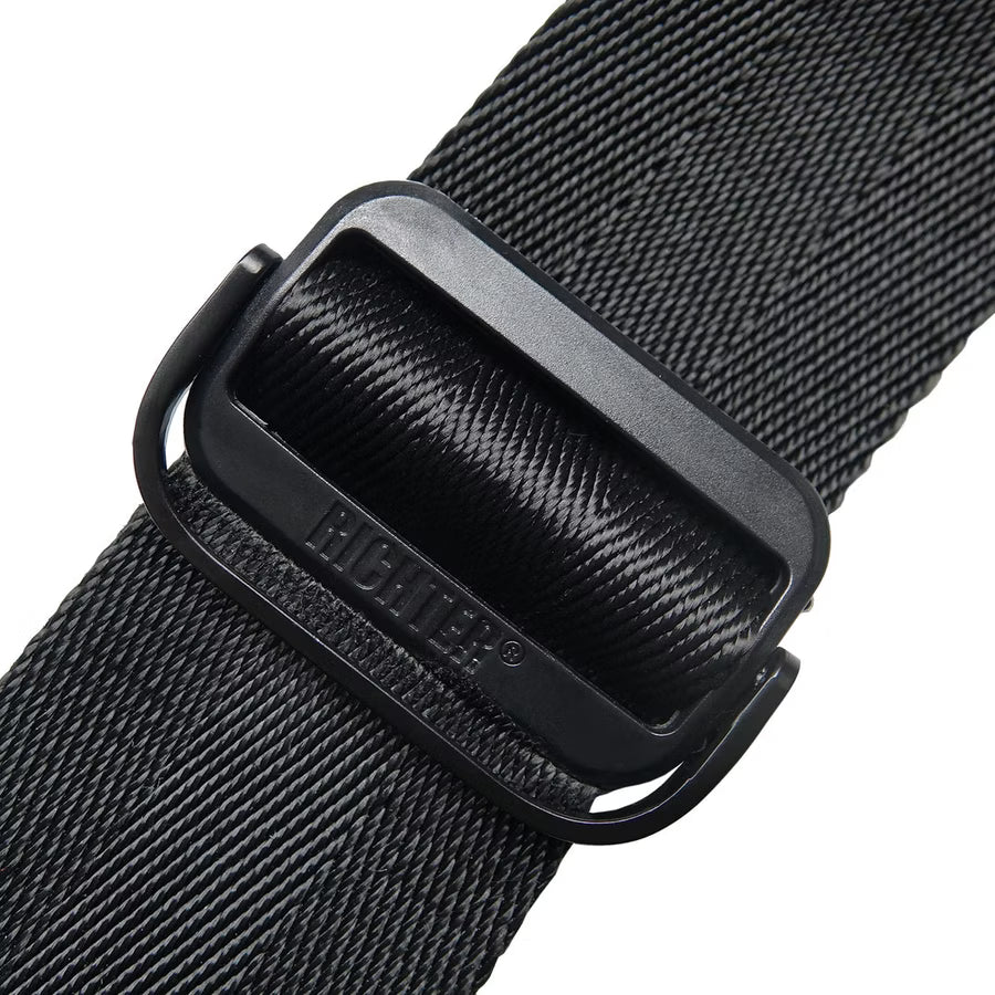 Richter Pollux Black Vegan Guitar Strap #1736