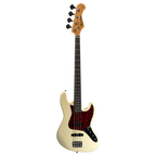 Prodipe JB80 RA VW Bass, 4 Strings, Vintage White