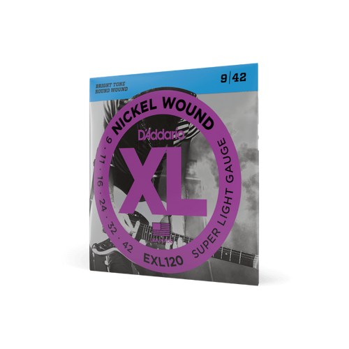 D'Addario 09-42 Super Light, XL Nickel Electric Guitar Strings