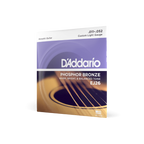 D'Addario 11-52 Custom Light, Phosphor Bronze Acoustic Guitar Strings