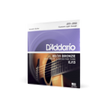 D'Addario 11-52 Custom Light, 80/20 Bronze Acoustic Guitar Strings