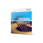 D'Addario 12-53 Light, Phosphor Bronze Acoustic Guitar Strings