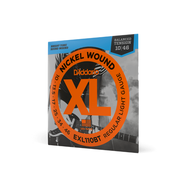 D'Addario 10-46 Regular Light Balanced Tension, XL Nickel Electric Guitar Strings