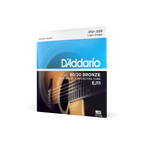 D'Addario 12-53 Light, 80/20 Bronze Acoustic Guitar Strings