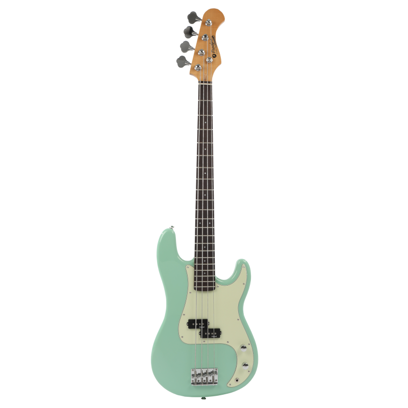 Prodipe PB80 RA SG Bass, 4 Strings, Surf Green