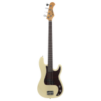 Prodipe PB80 RA VW Bass, 4 Strings, Vintage White