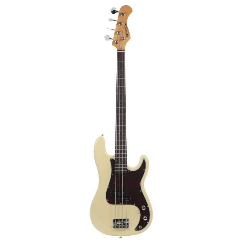 Prodipe PB80 RA VW Bass, 4 Strings, Vintage White