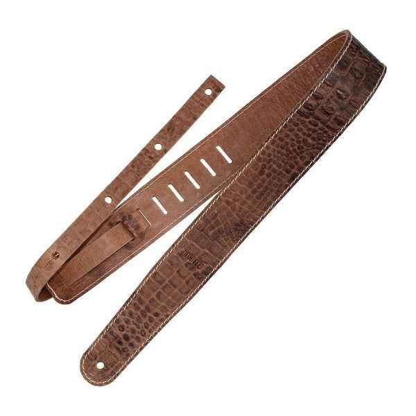 Richter Raw II Contour Croc Natural 1486 Guitar/ Bass Strap