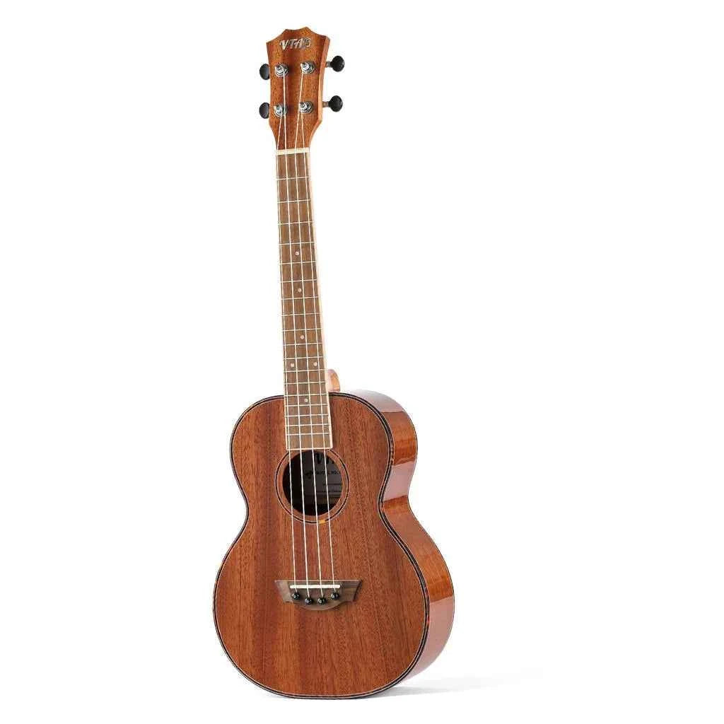 FL-S15 Glossy Full Mahogany Soprano Ukulele with Black Walnut fretboard & Bridge